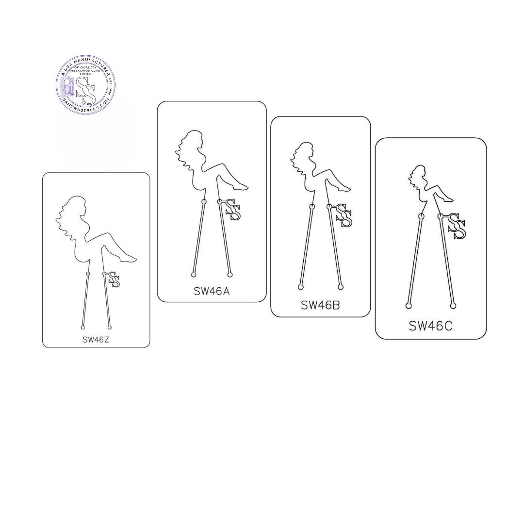 PANCAKE DIE SW46 SITTING WOMAN